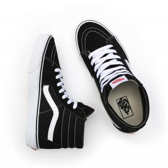 Sk8-HI White/Black Suede