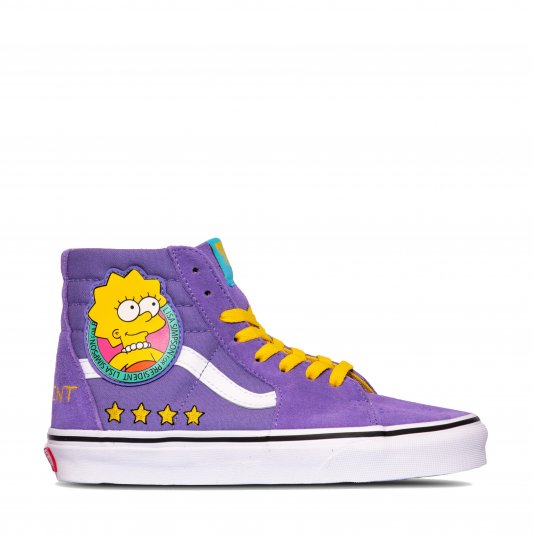Sk8-HI X The Simpsons Lisa 4 Prez Violet Suede