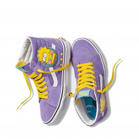 Sk8-HI X The Simpsons Lisa 4 Prez Violet Suede