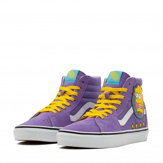 Sk8-HI X The Simpsons Lisa 4 Prez Violet Suede