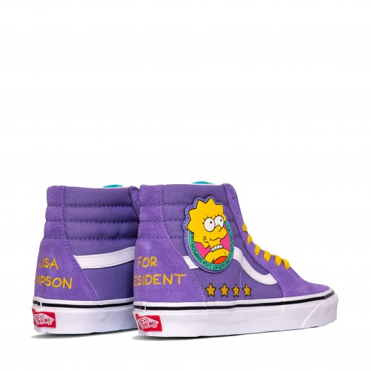 Sk8-HI X The Simpsons Lisa 4 Prez Violet Suede