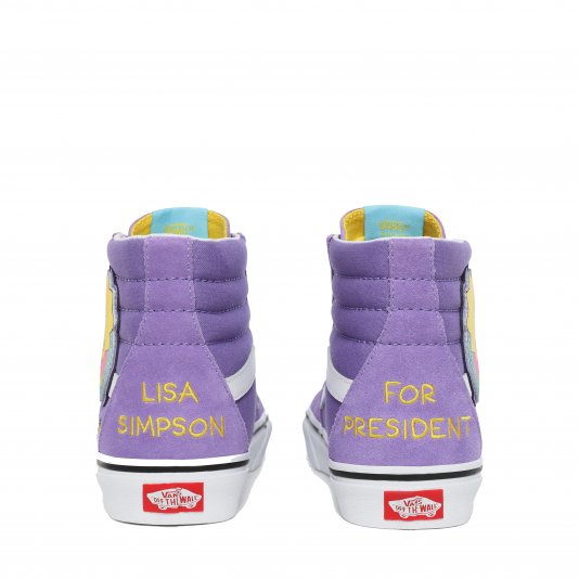 Sk8-HI X The Simpsons Lisa 4 Prez Violet Suede
