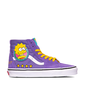 Sk8-HI X The Simpsons Lisa 4 Prez Violet Suede